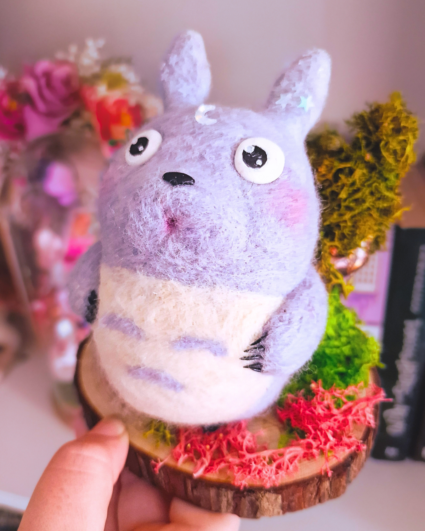 Wool figure from the movie: My Neighbor Totoro by Studio Ghibli | Special gift, handmade