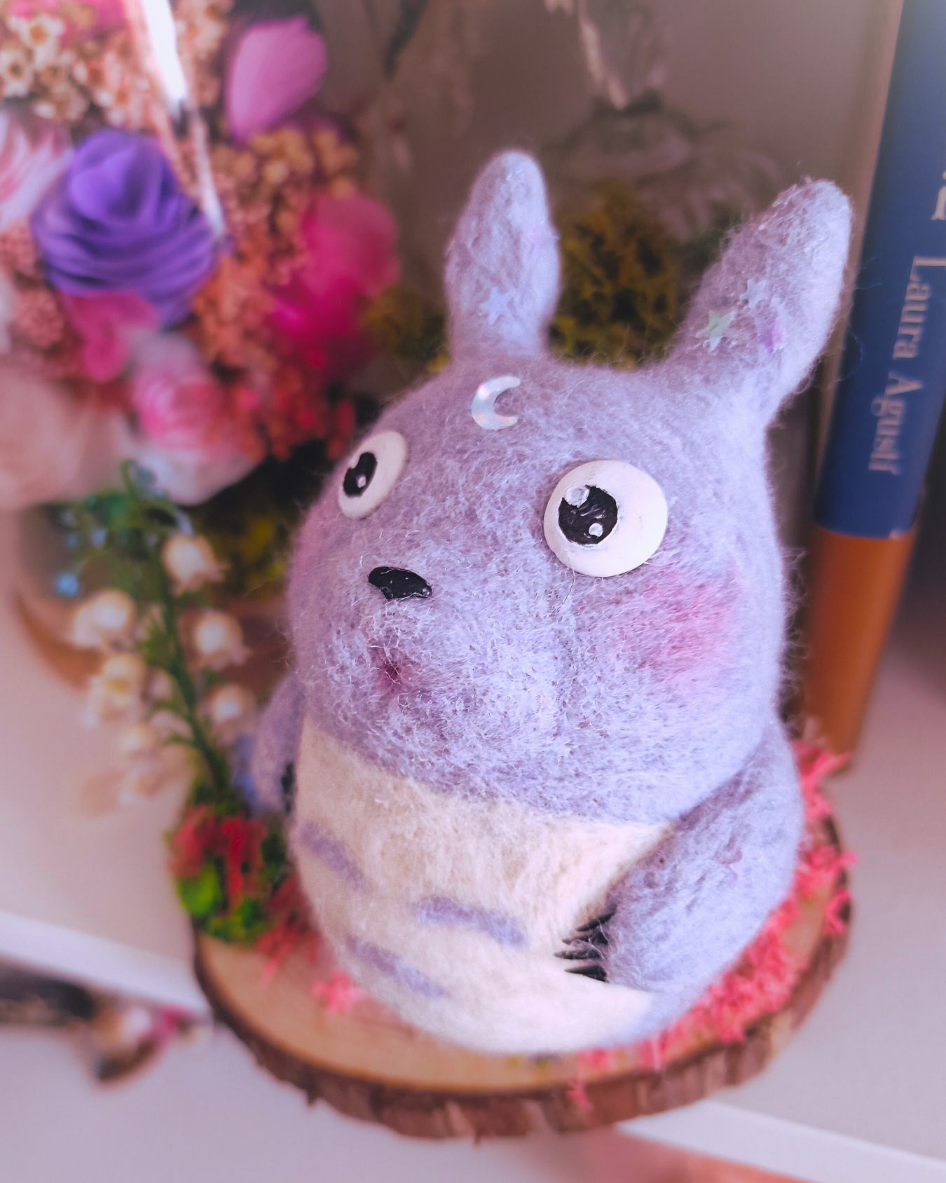 Wool figure from the movie: My Neighbor Totoro by Studio Ghibli | Special gift, handmade
