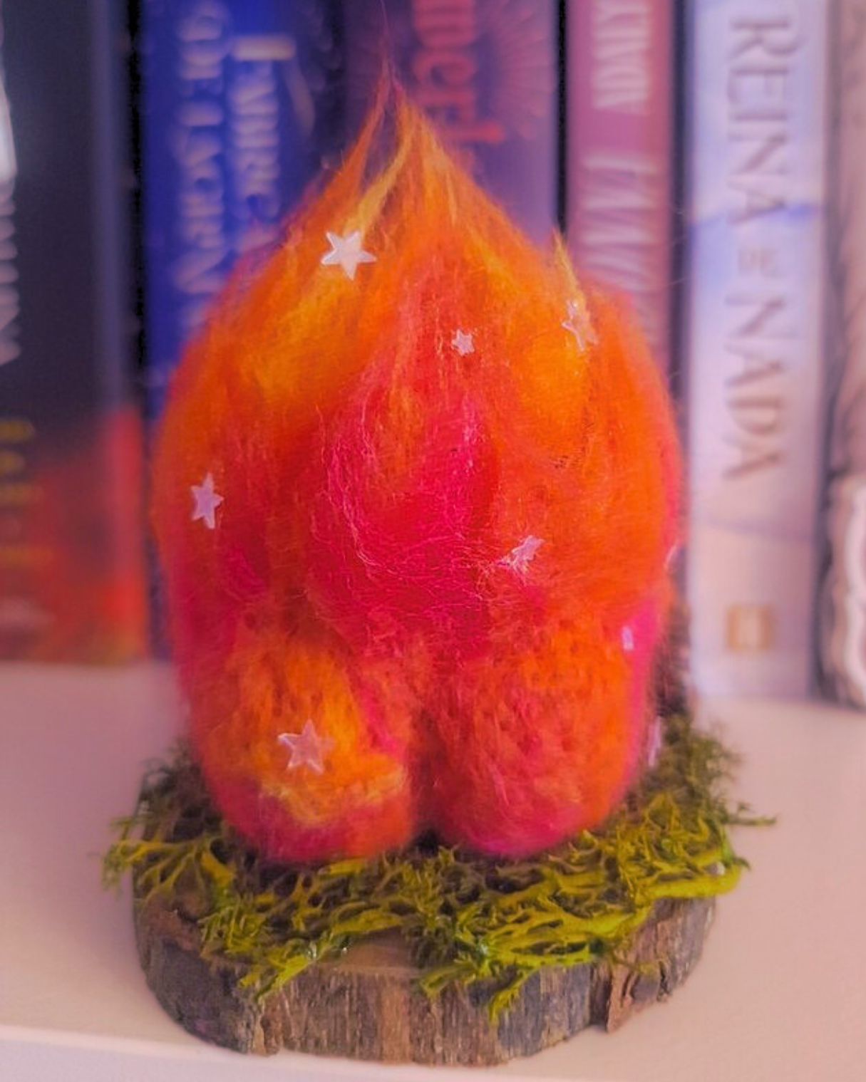 Calcifer fluffy figure from the movie ''Howl's Moving Castle''