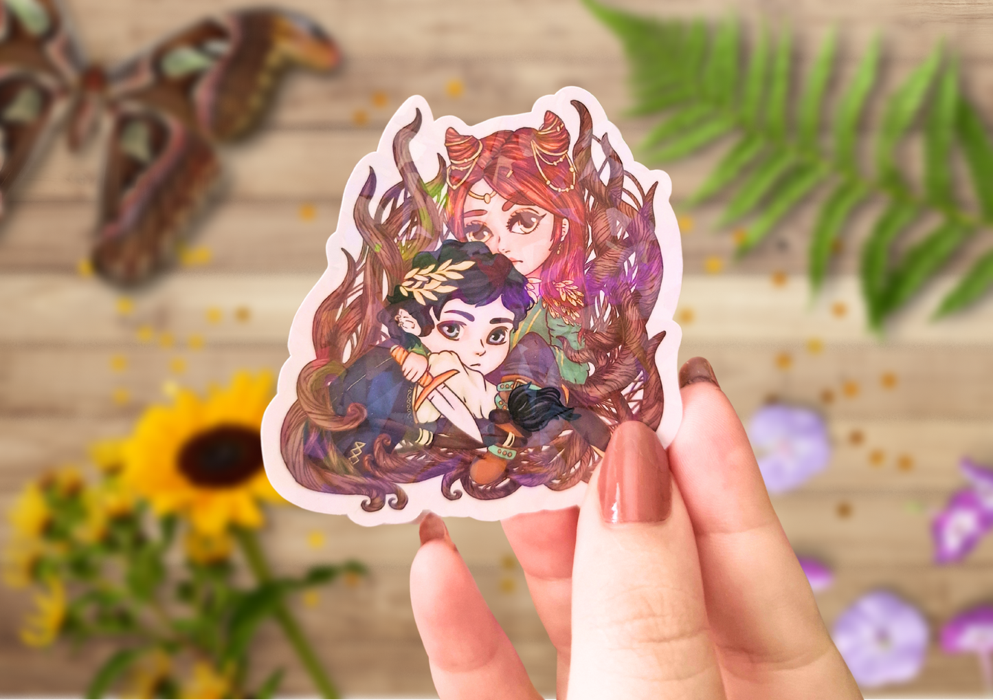 Pegatina "El Príncipe Cruel" | Fanart de Jude y Cardan | Fantasía Romántica