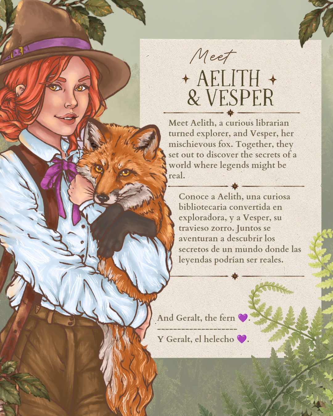 MAIL CLUB The Kestrel Society | Carta de otoño de fantasía ilustrada