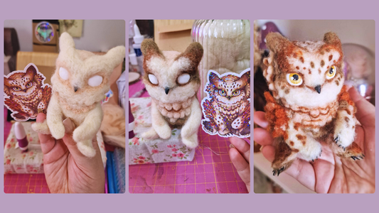 Needle felting paso a paso: así descubrí la magia de esta técnica