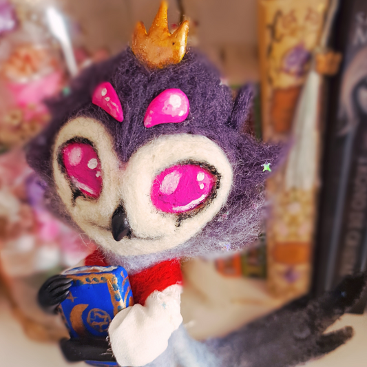 Small Stolas Inspired by Helluva Boss — Handmade Decorative Figurine