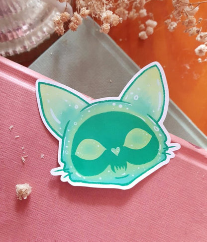World of warcraft Tembleque jelly cat| shadowlands curia stationery, gamer art, cute geek sticker