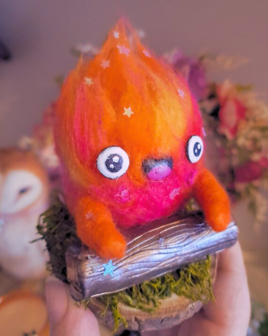 Calcifer fluffy figure from the movie ''Howl's Moving Castle''